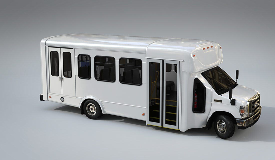 3D Bus Before Photo