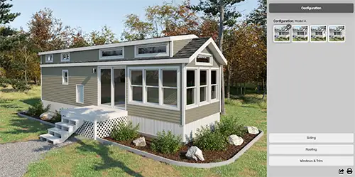 Elevation Park Models Exetrior