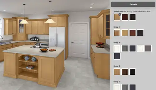 Griffith Homes Kitchen Visualizer