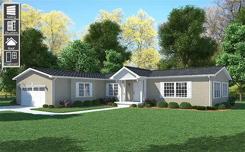 Fairmont Homes exterior digital interactive.