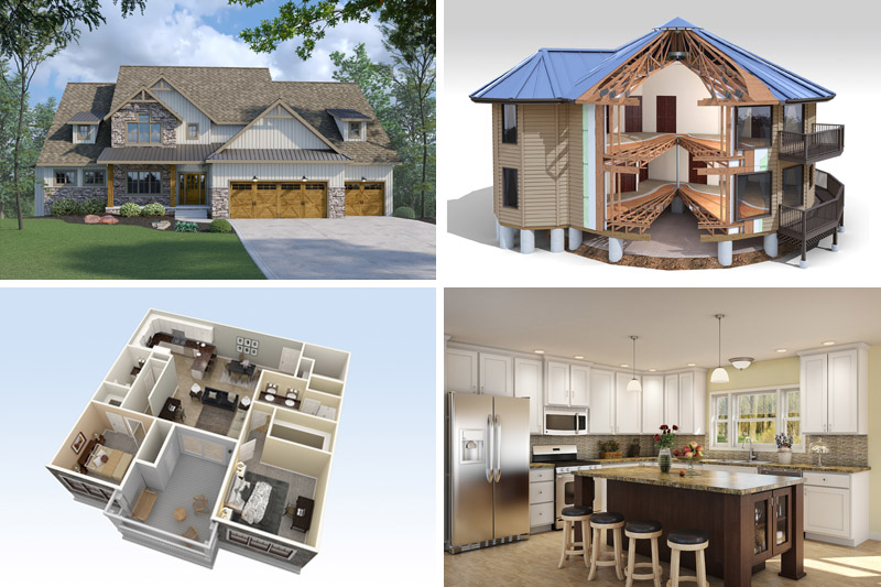 Interactive Architectural Renderings Gallery